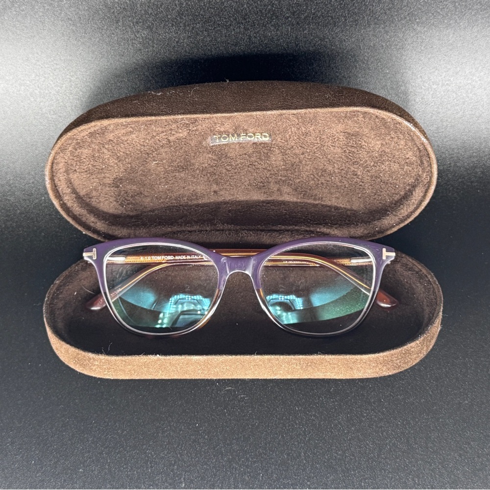 Tom Ford Brown and Plum Women's Eyeglasses